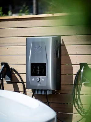 Solar installation with proper safety measures and ventilation