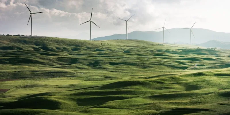 Bright sunshine representing clean renewable energy