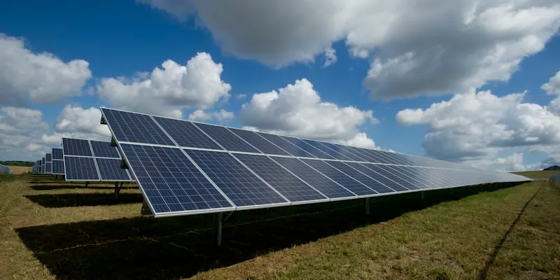 Solar panels on a rental property improving its EPC rating